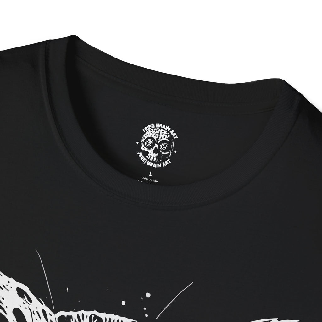 Mad Cat Graphic T-Shirt, Funny Black Cat T-Shirt, Black Cat T-Shirt, Cat T-Shirt, Mad Cat T-Shirt, Cute Cat T-Shirt, Gothic Cat T-Shirt