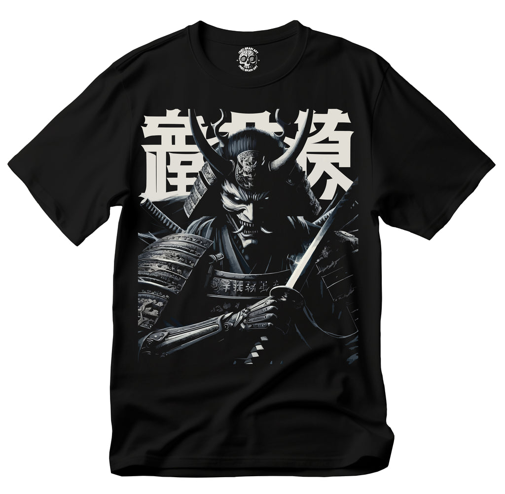 Samurai Graphic Tee, Demon Samurai T-Shirt, Gift for Anime Lovers, Streetwear Essentials, Japanese samurai