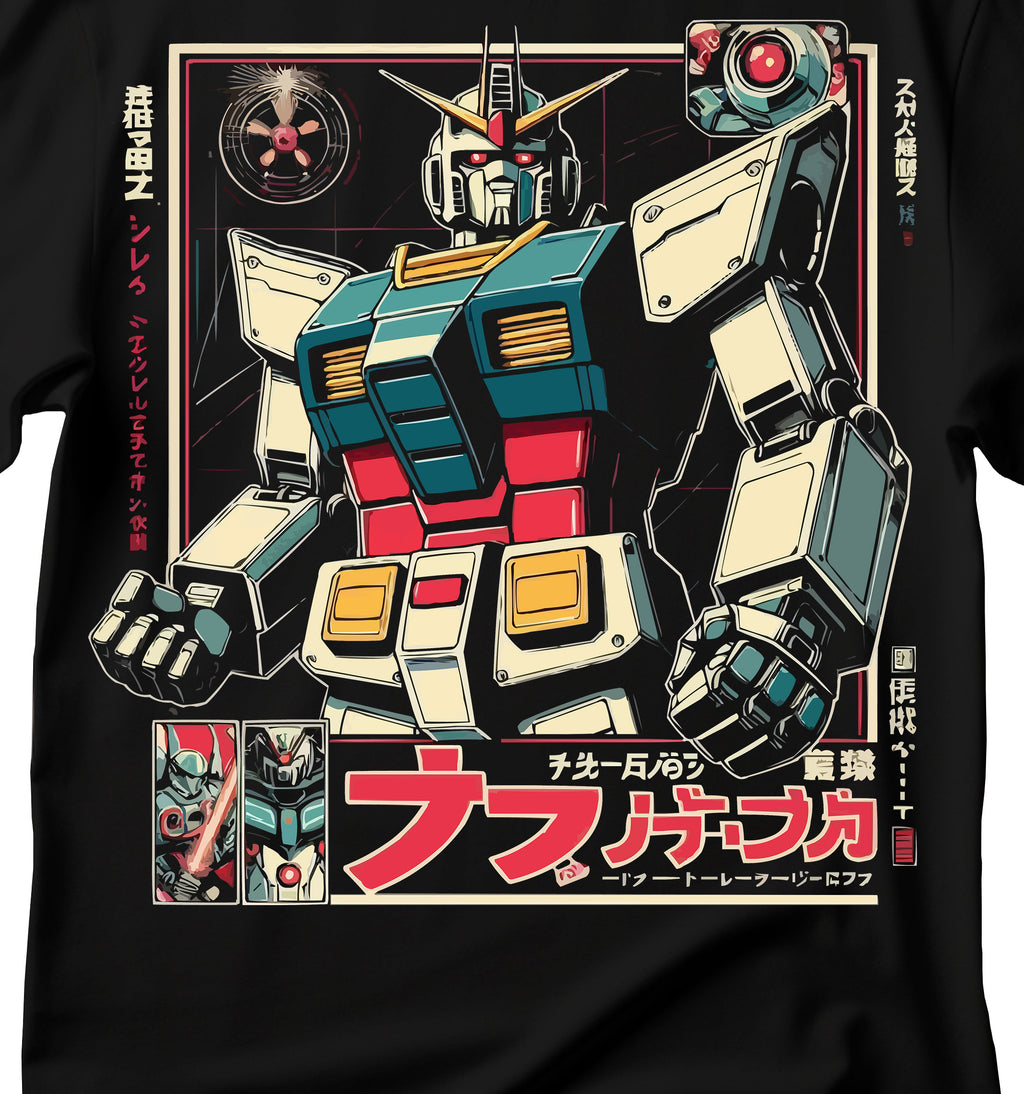 Retro Anime Robot T-Shirt, Japanese Vintage Robot T-Shirt, Japanese Robot T-Shirt, Vintage Robot T-Shirt
