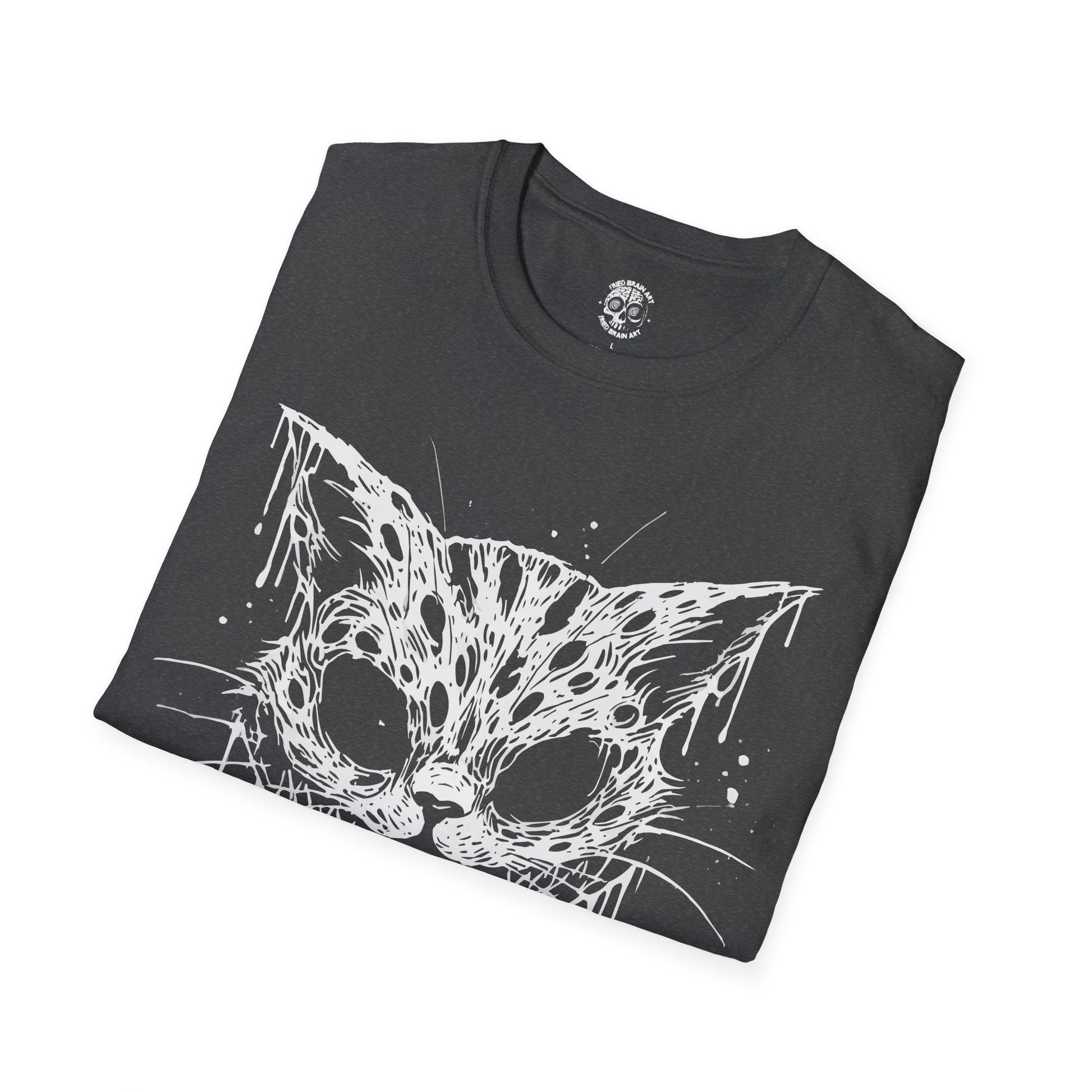 Mad Cat Graphic T-Shirt, Funny Black Cat T-Shirt, Black Cat T-Shirt, Cat T-Shirt, Mad Cat T-Shirt, Cute Cat T-Shirt, Gothic Cat T-Shirt